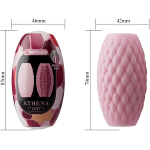 PRETTY LOVE - ATHENA EROS SILICONE MALE MASTURBATOR PINK